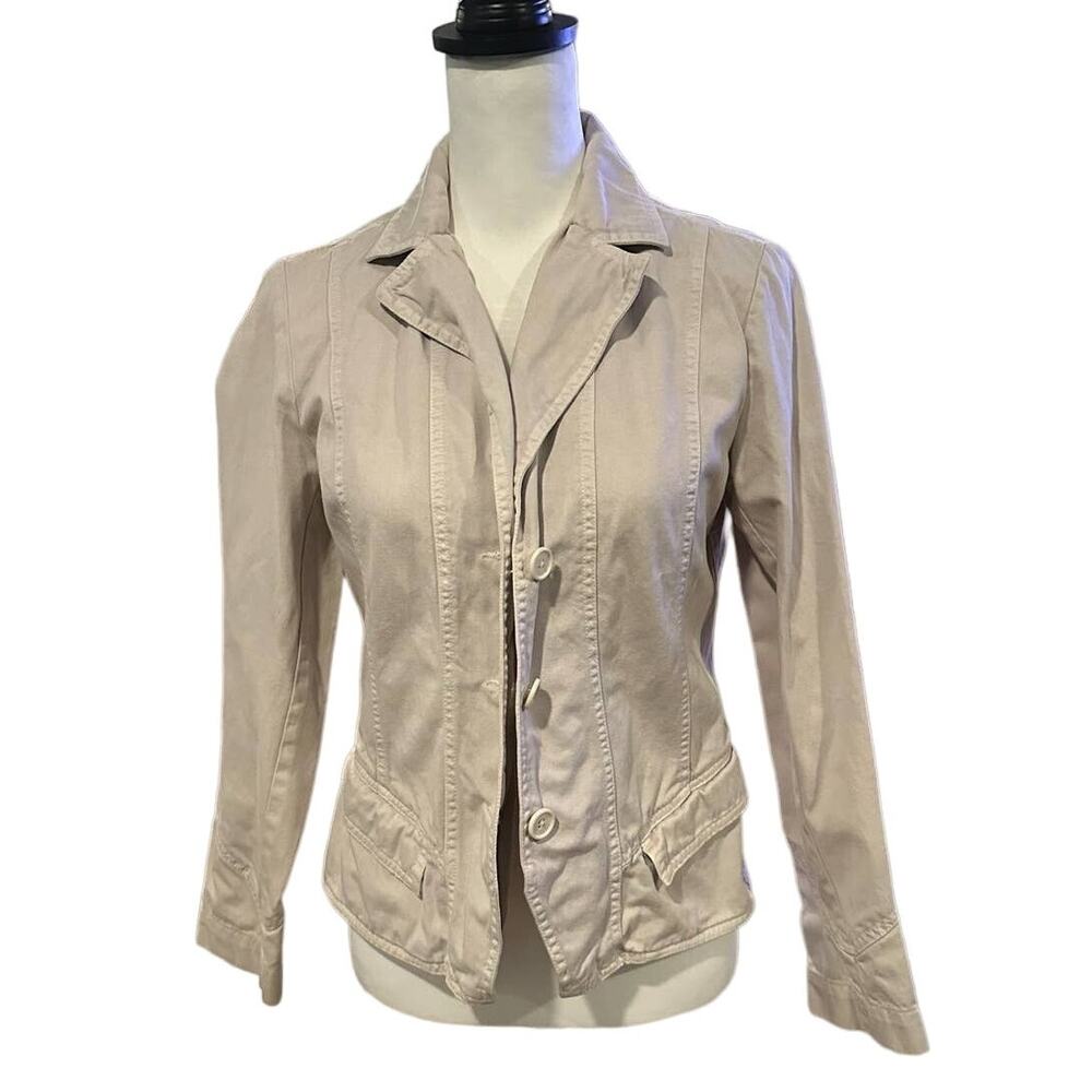 Caribbean Joe Tan Jacket Women's Small